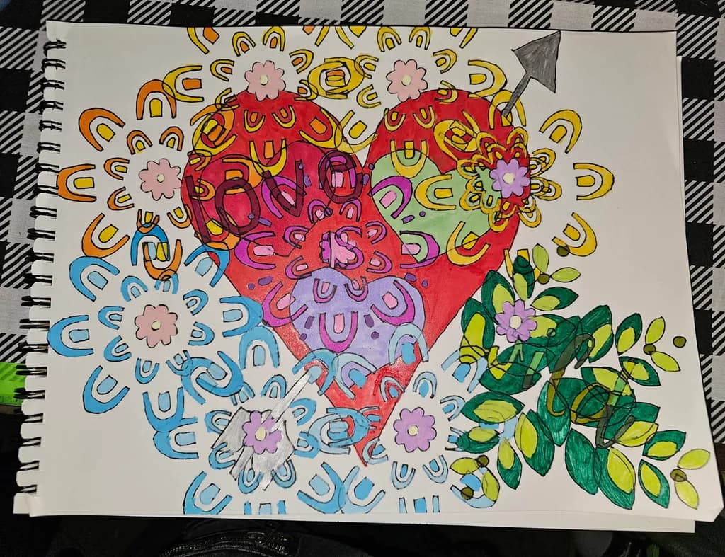 Floral Heartburst