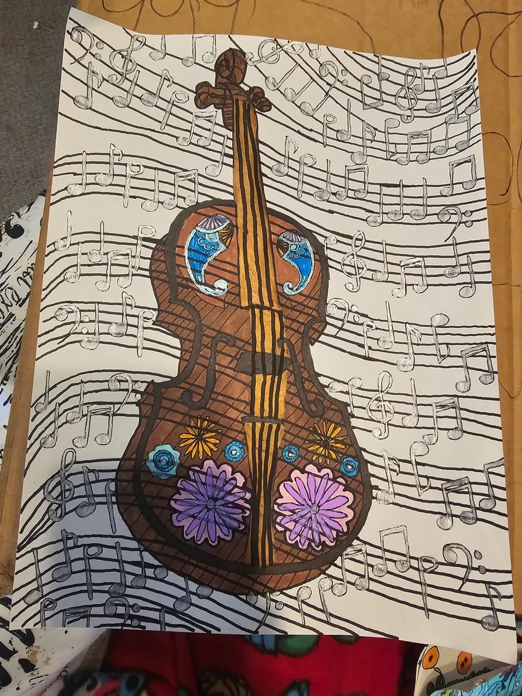 Floral Violin Symphony