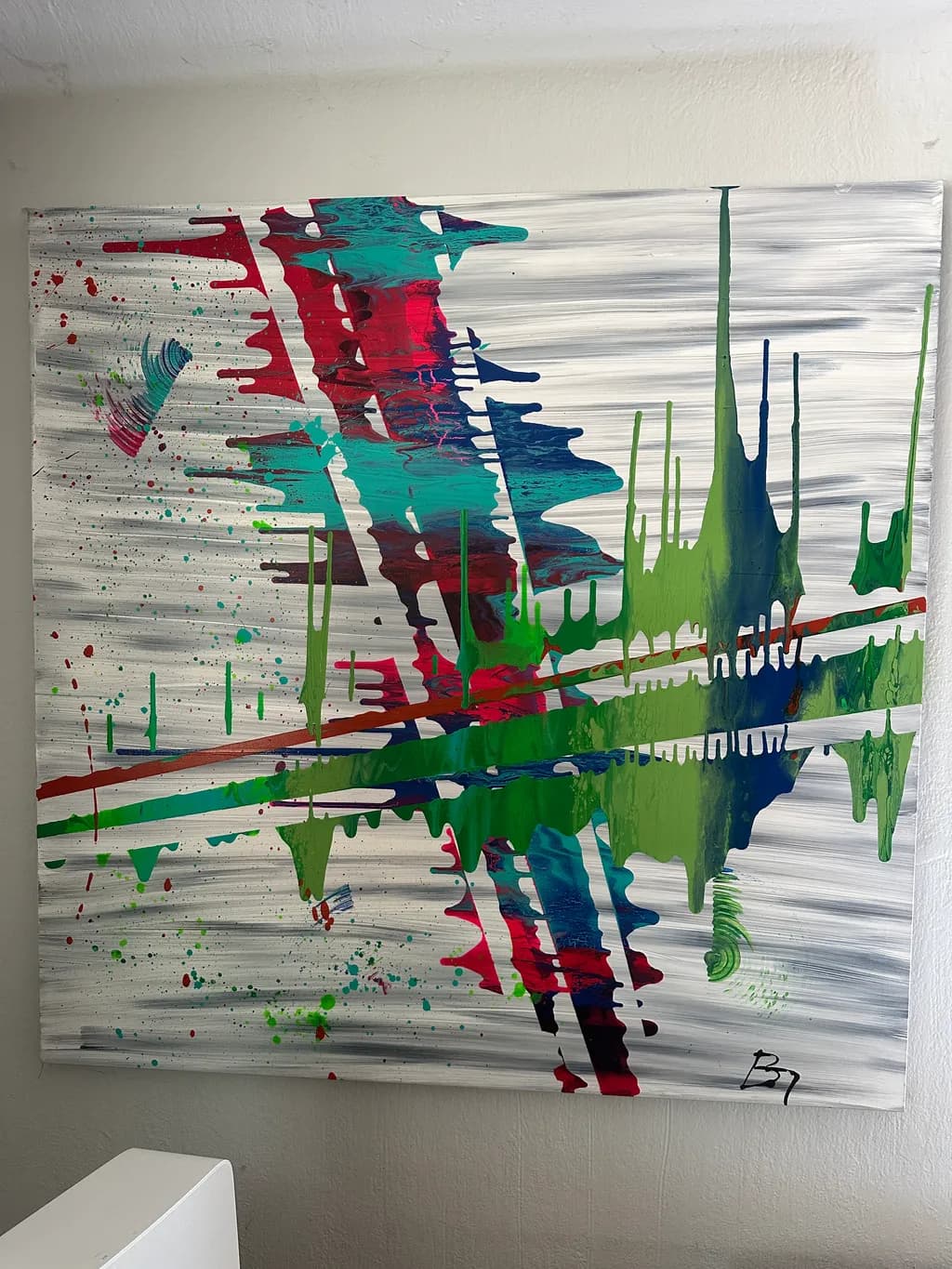 Colorful Drip Lines