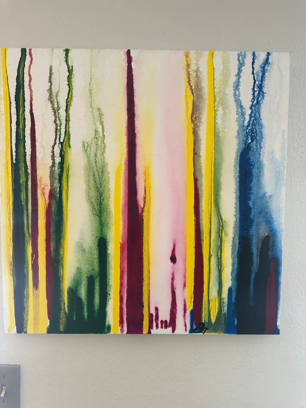 Colorful Vertical Drips