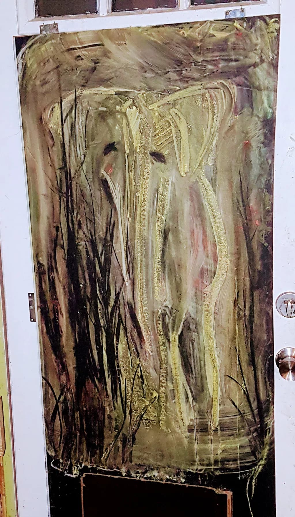 Abstract Door Canvas