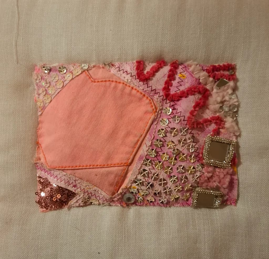 Pink Mosaic Texture