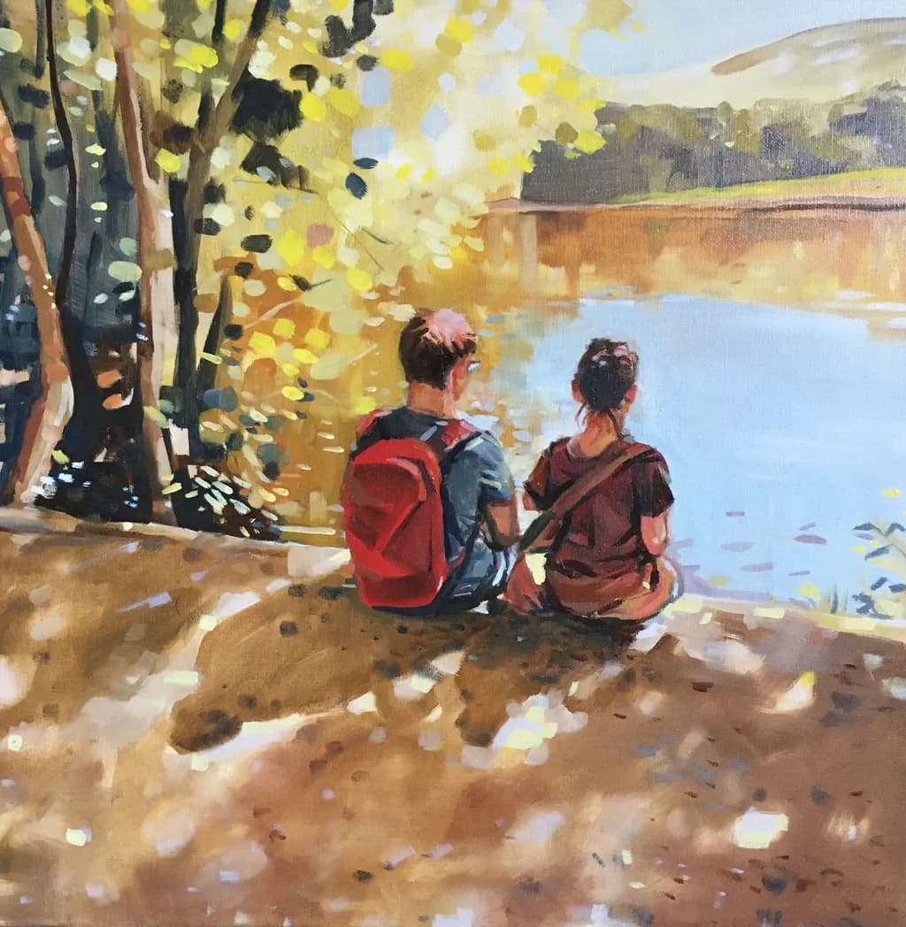 Quiet Lakeside Pause