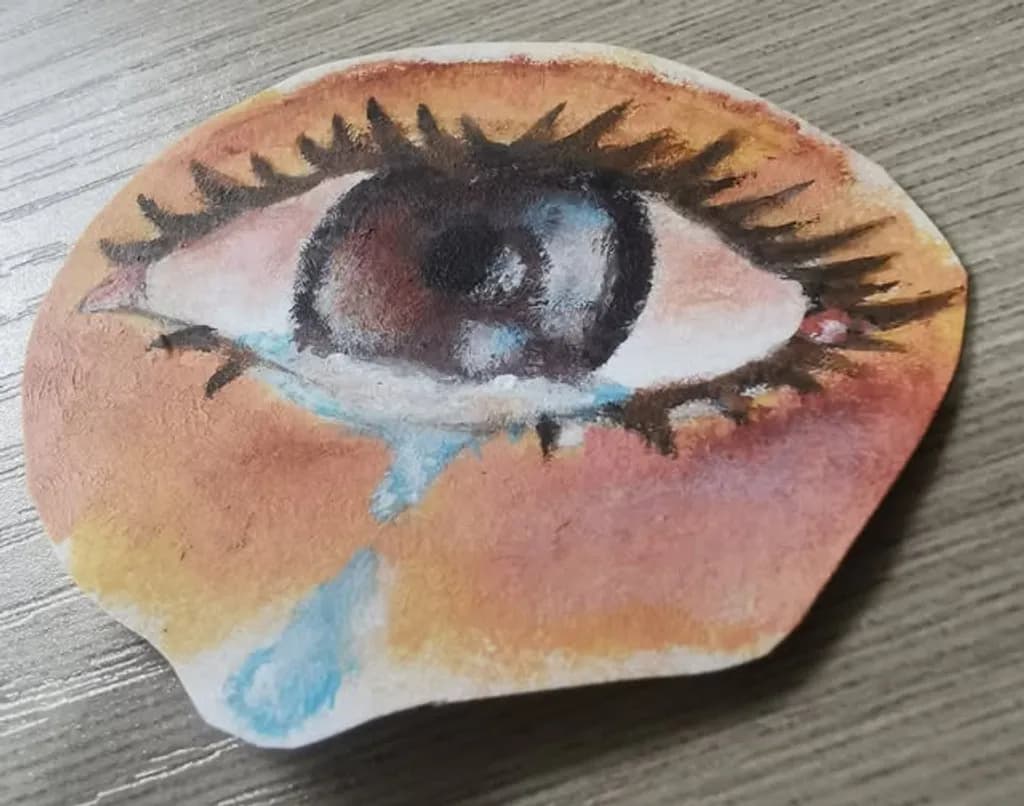 Tearful Gaze