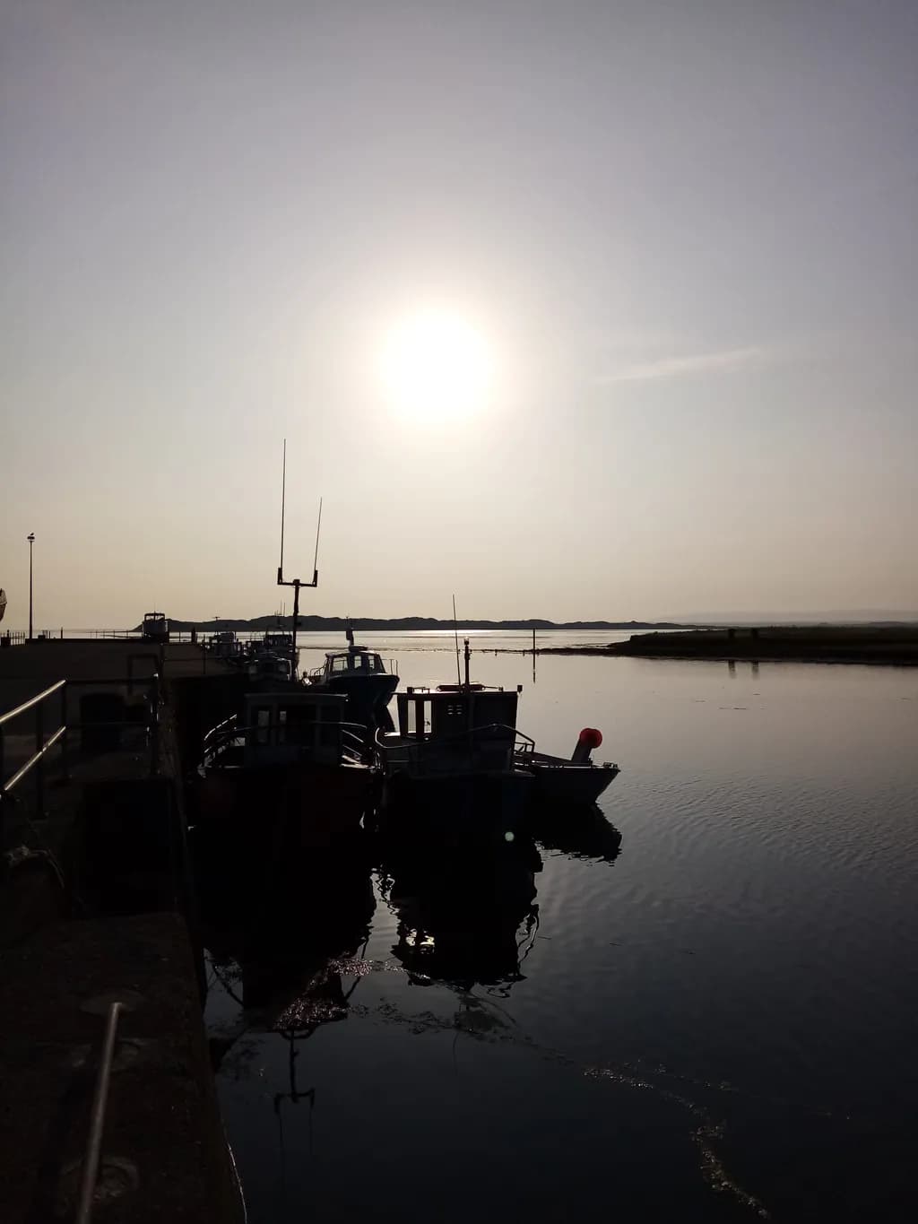 Harbor Dusk Silhouettes
