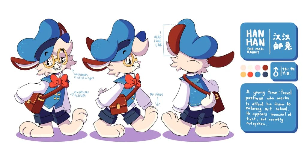 Han Han Character Design