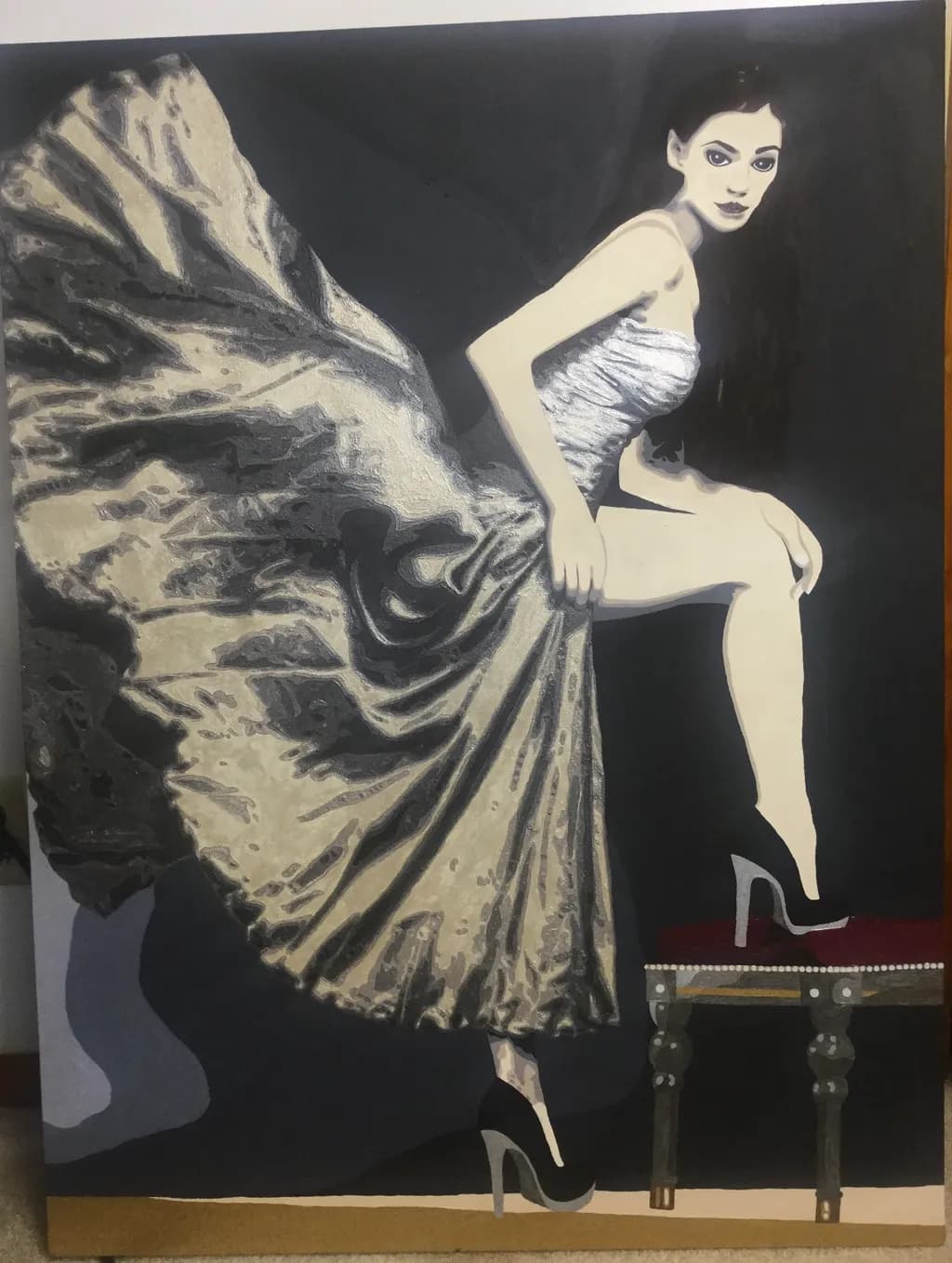 Silver Stiletto Elegance