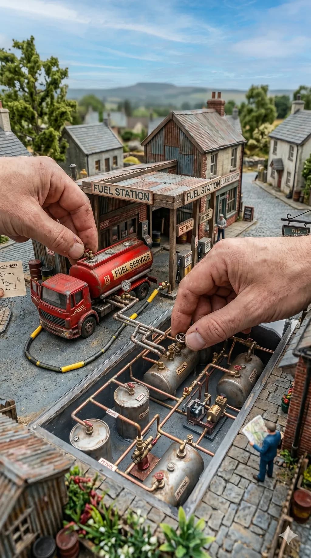 Miniature Fuel Station