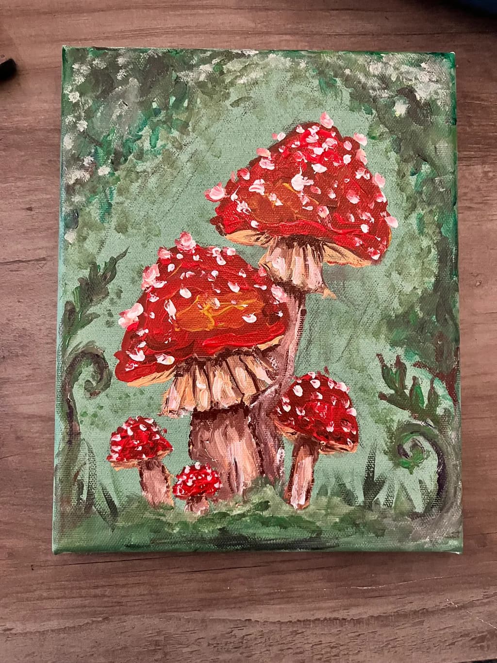 Speckled Mushrooms