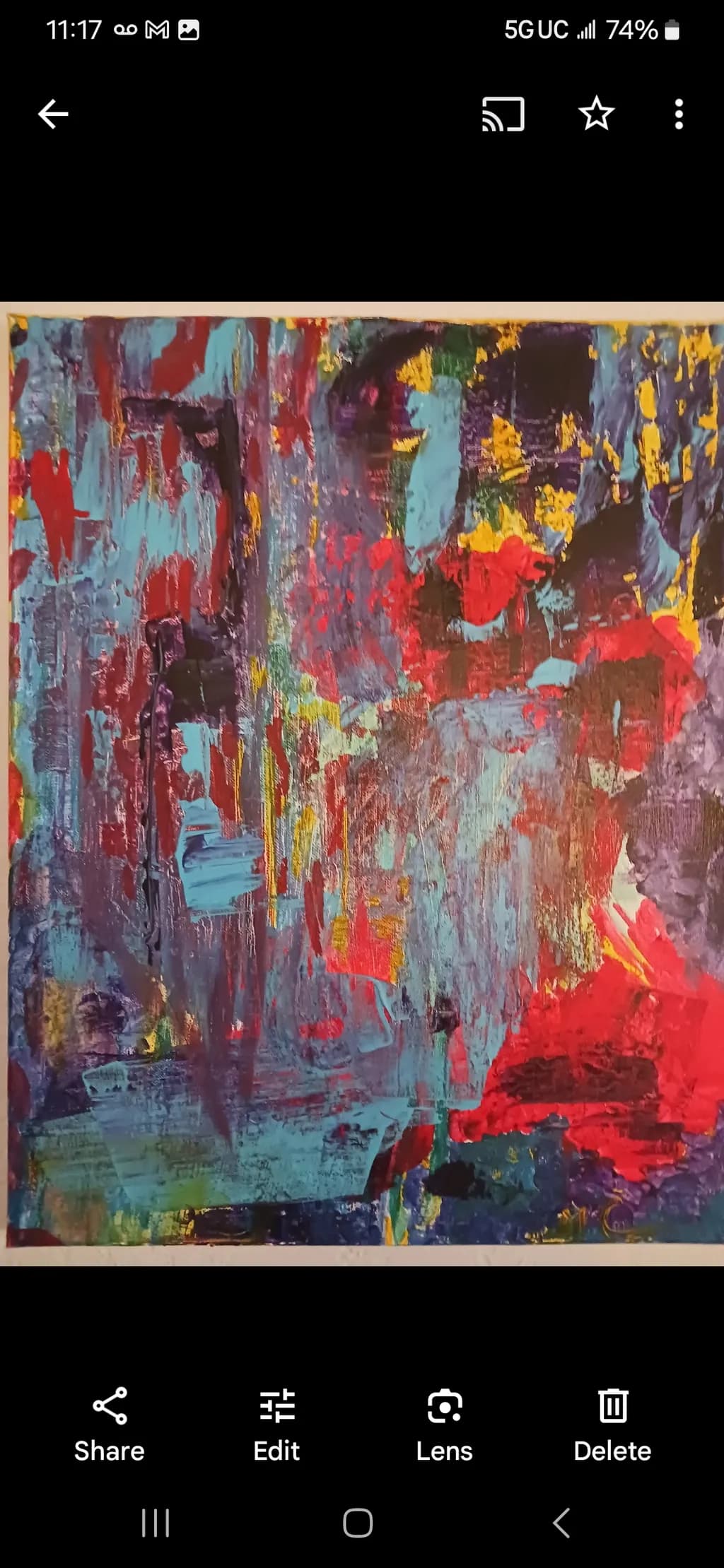 Abstract Texture Painting