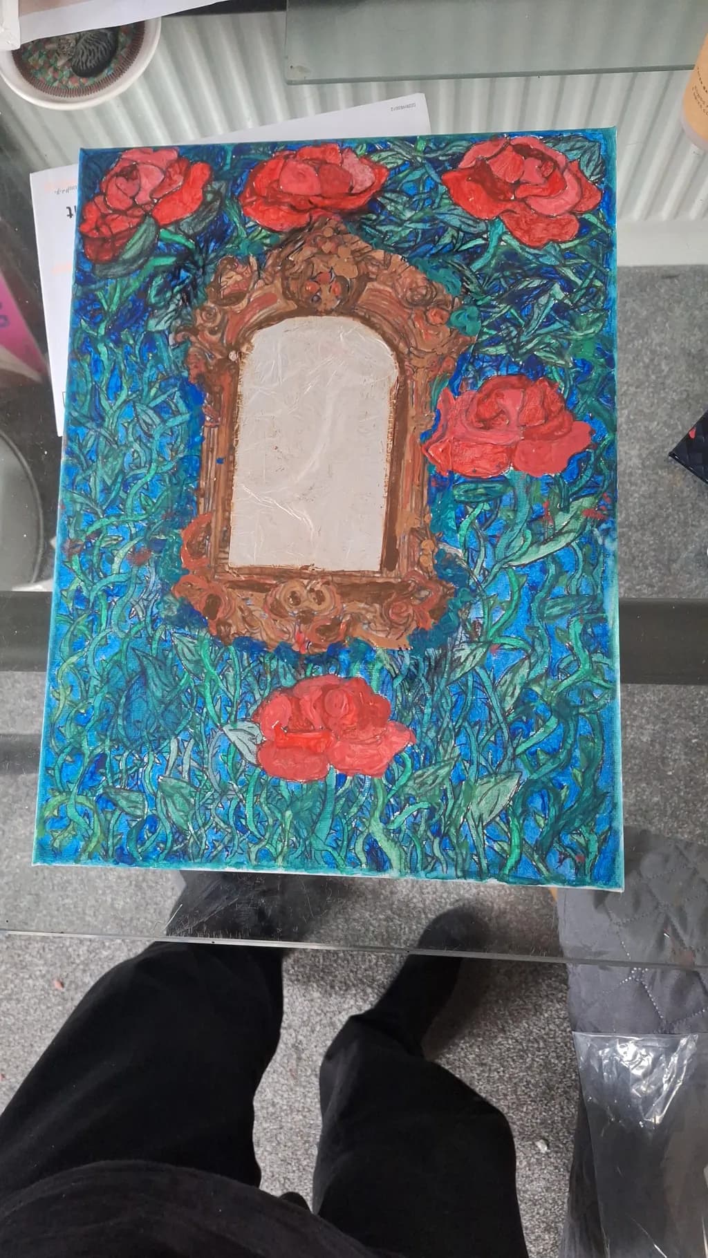 Mirror Among Roses