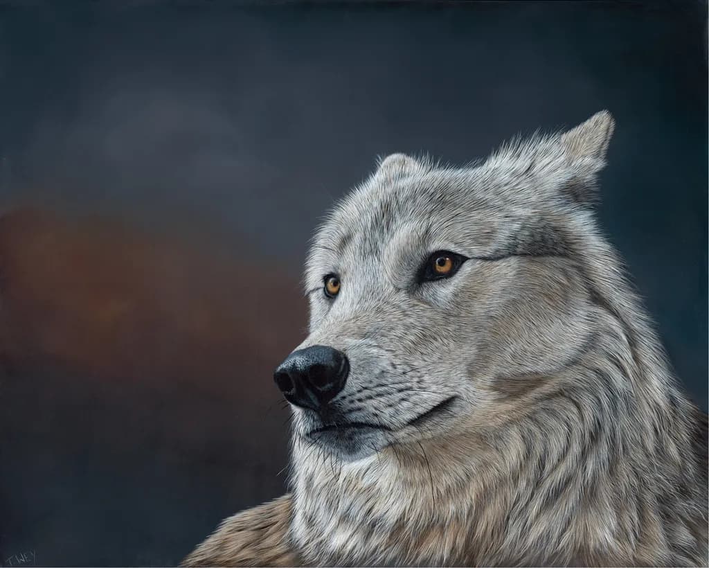 Tiffany Wey Wolf Portrait