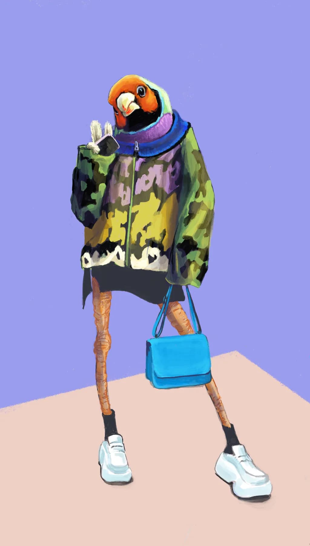 Fashionable Lovebird