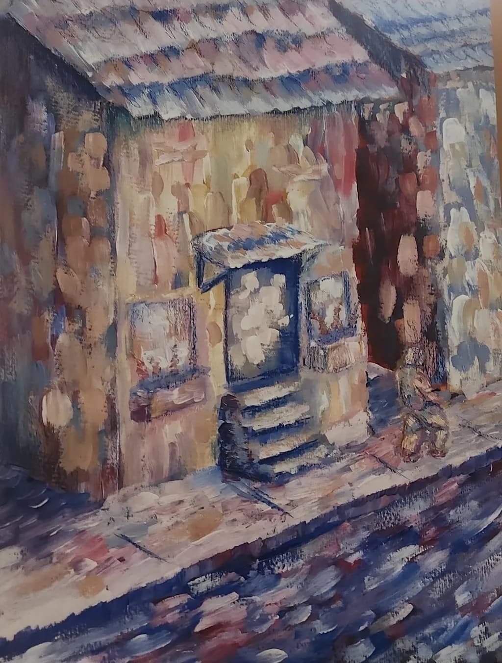 Rustic Porch Steps
