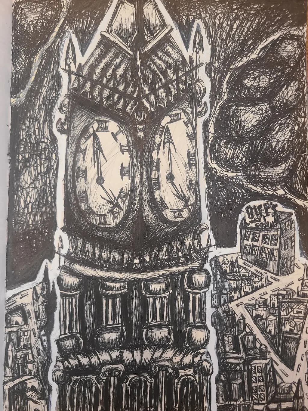 Clock Tower Shadows