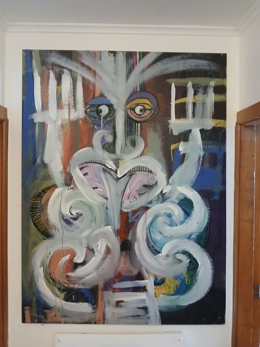 Abstract Face Swirls