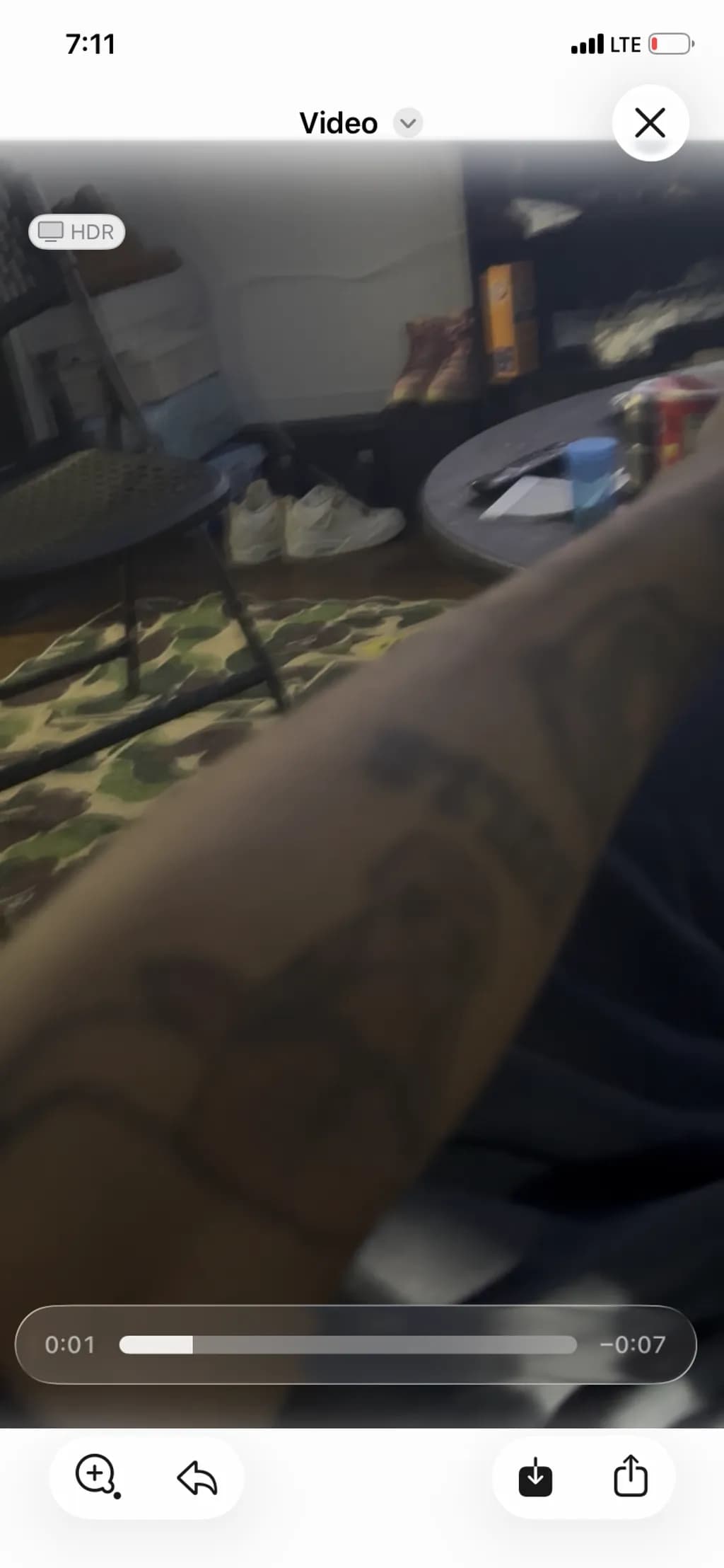 Tattooed Arm Interior
