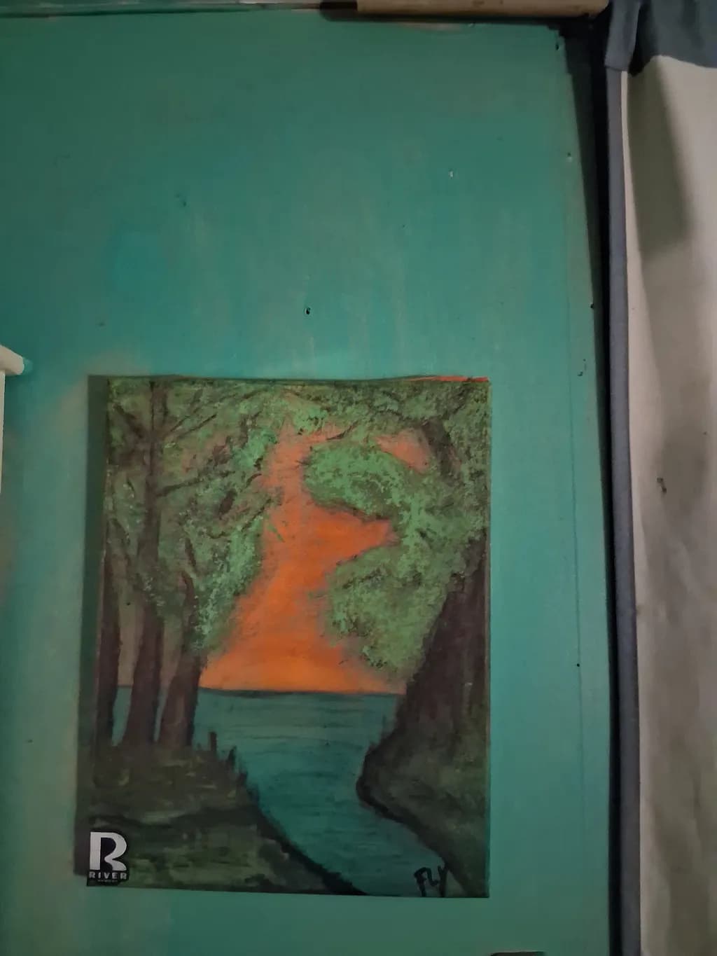 River Sunset Path
