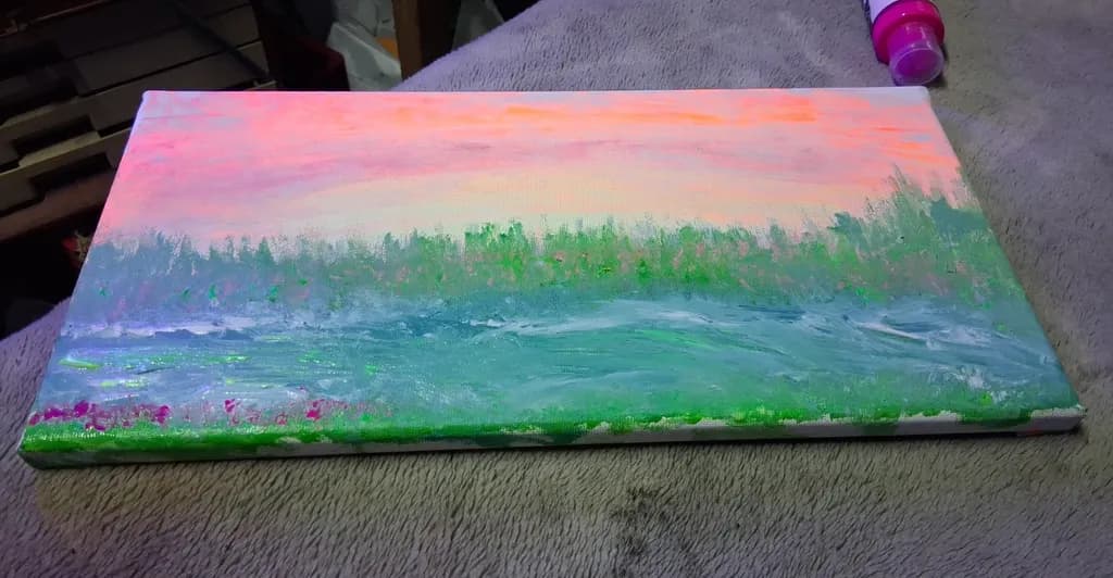 Sunset Riverbank