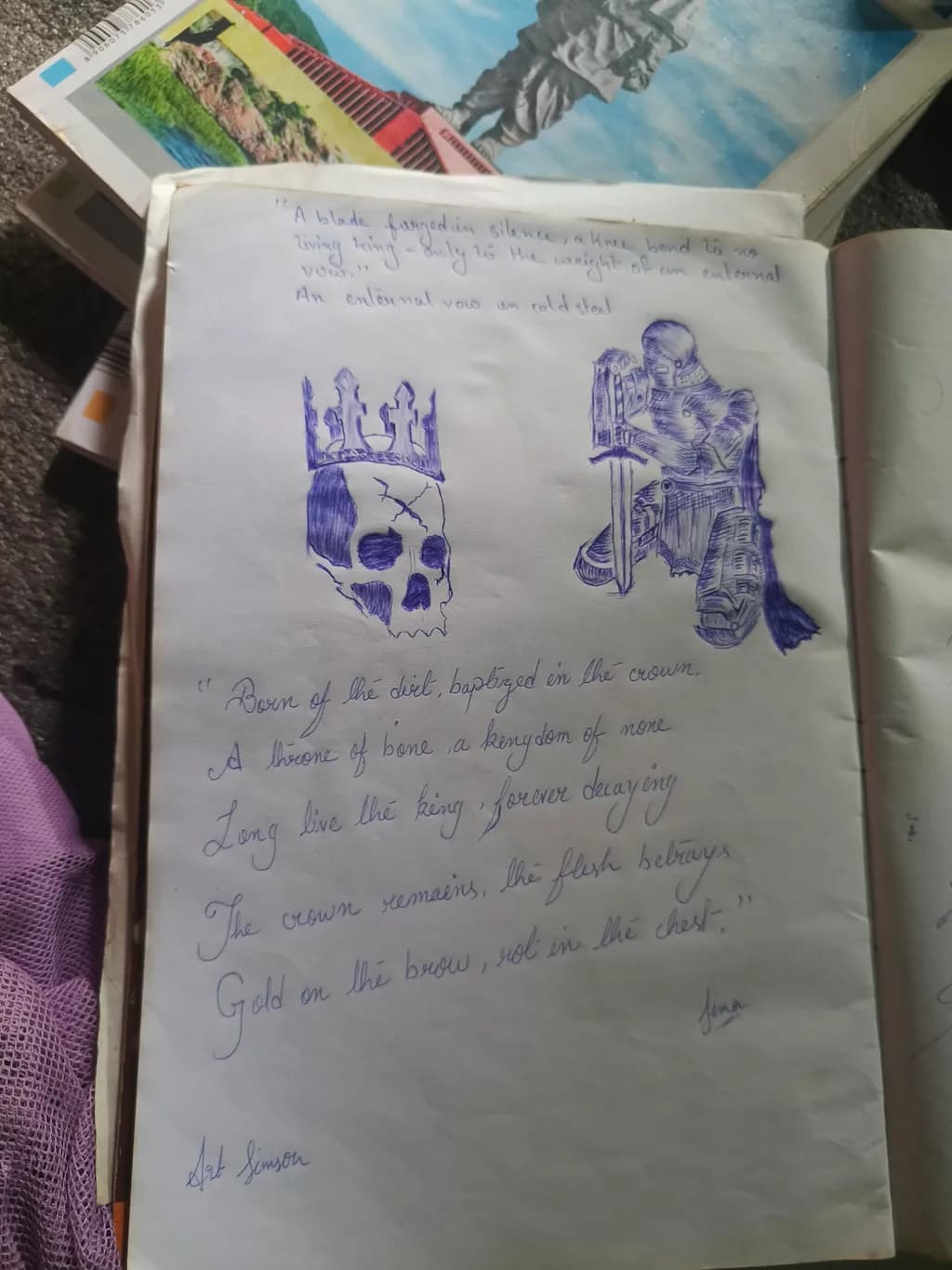 Crowned Skull and Knight