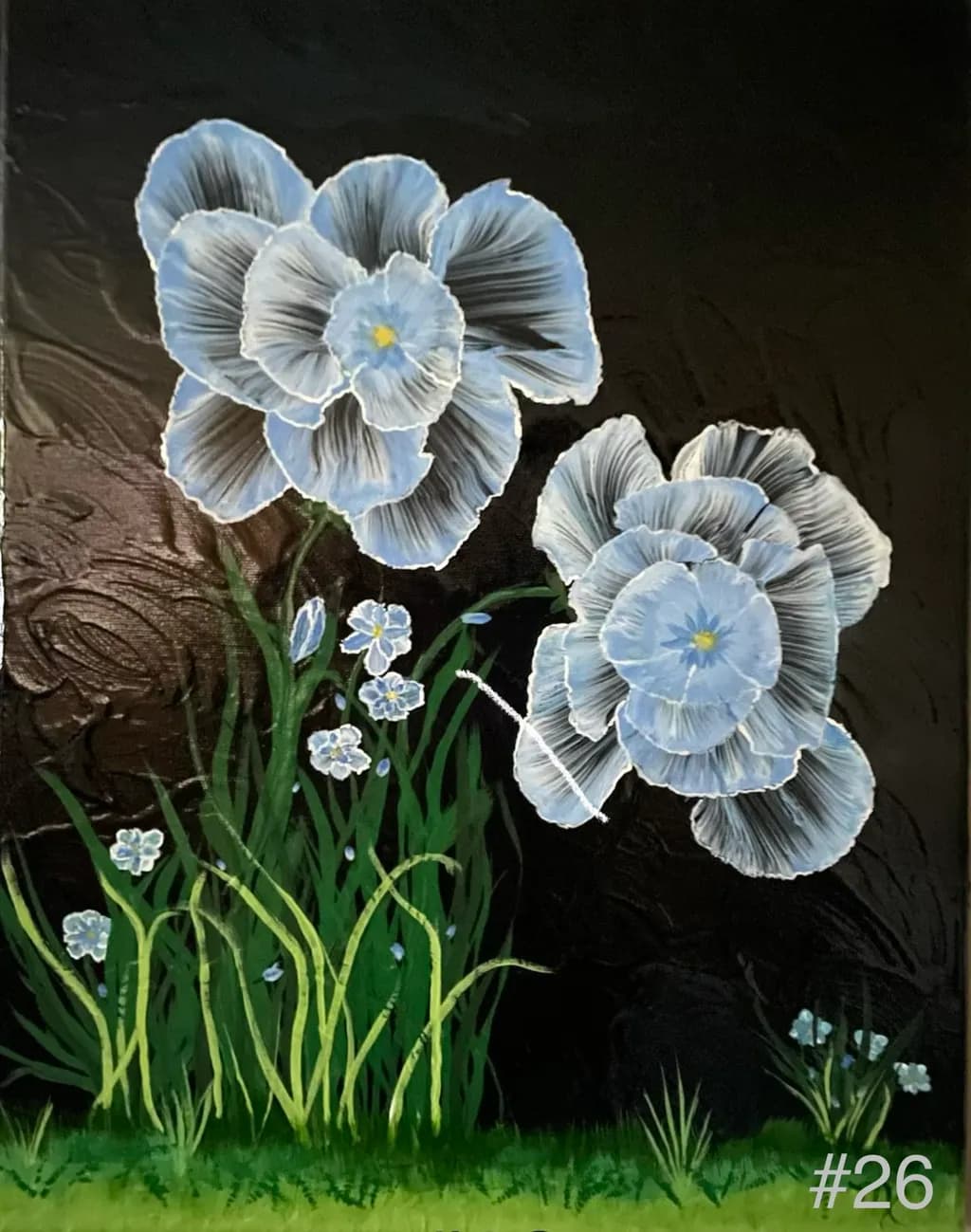 Blue Petal Contrast