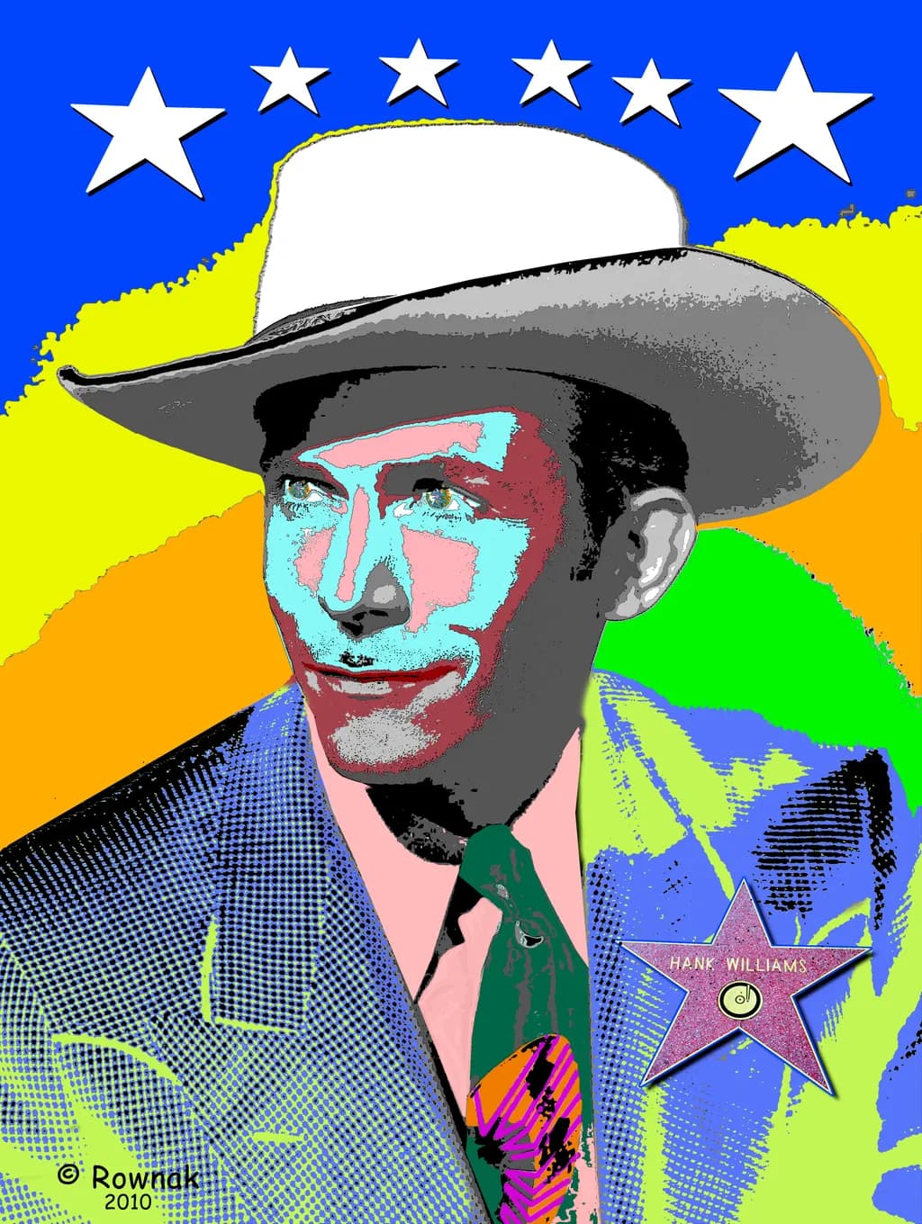 Hank Williams Pop Art