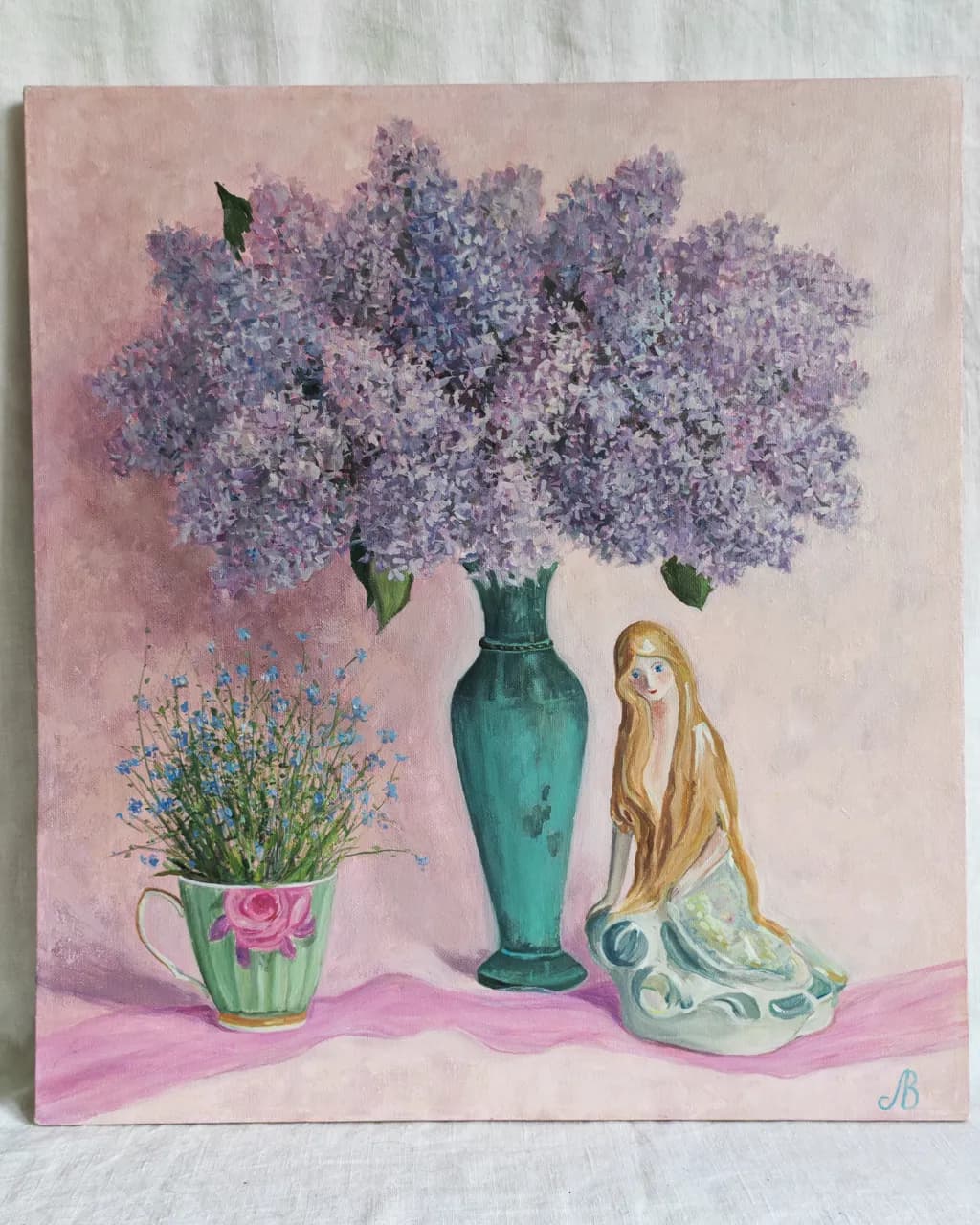 Lilac Vase Arrangement
