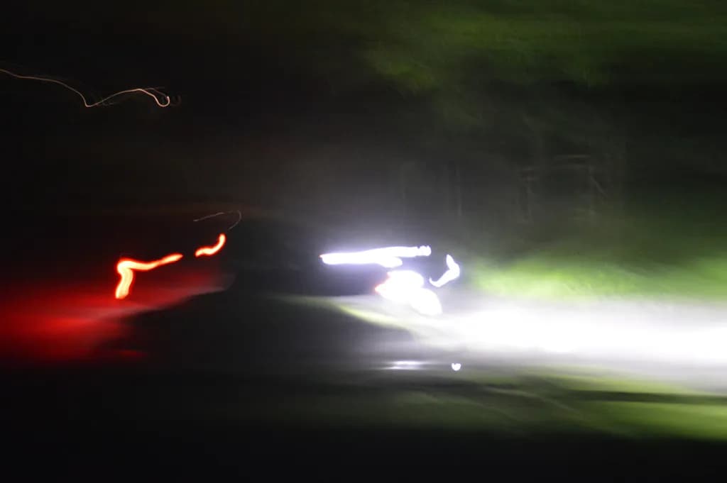 Blurred Night Drive