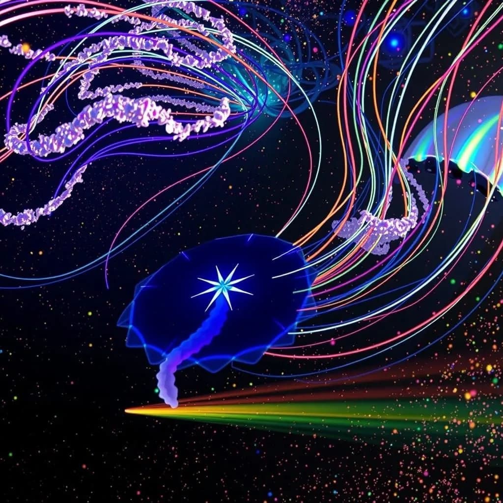 Cosmic Jellyfish Trails