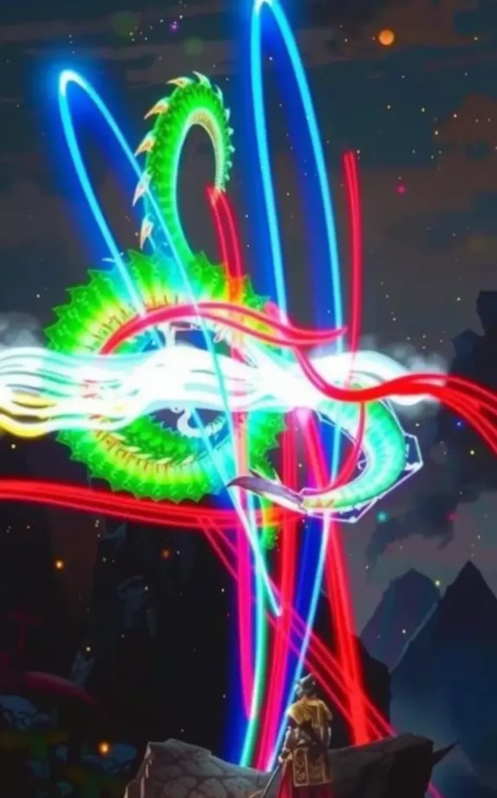 Neon Serpent Duel