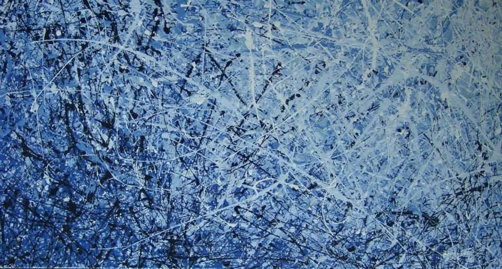 Abstract in Blue