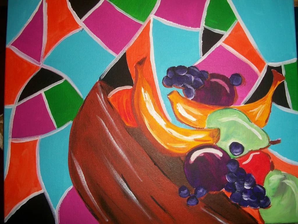Colorful Fruit Mosaic