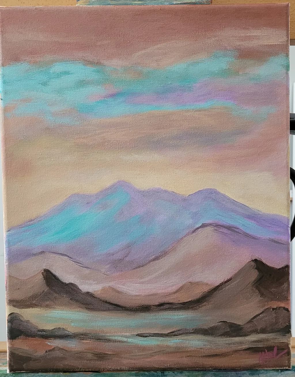 Dusk Mountainscape