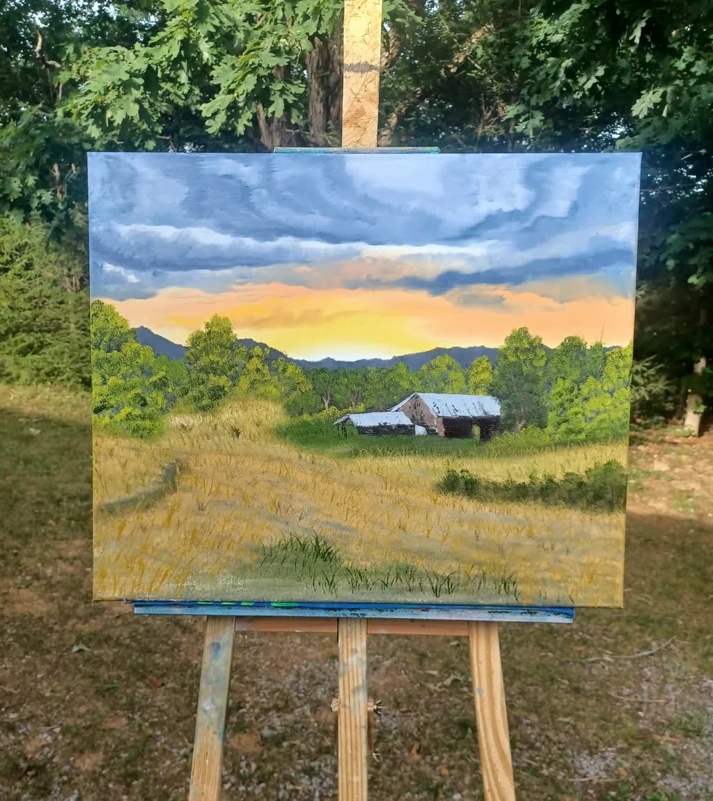 Golden Evening Farmstead
