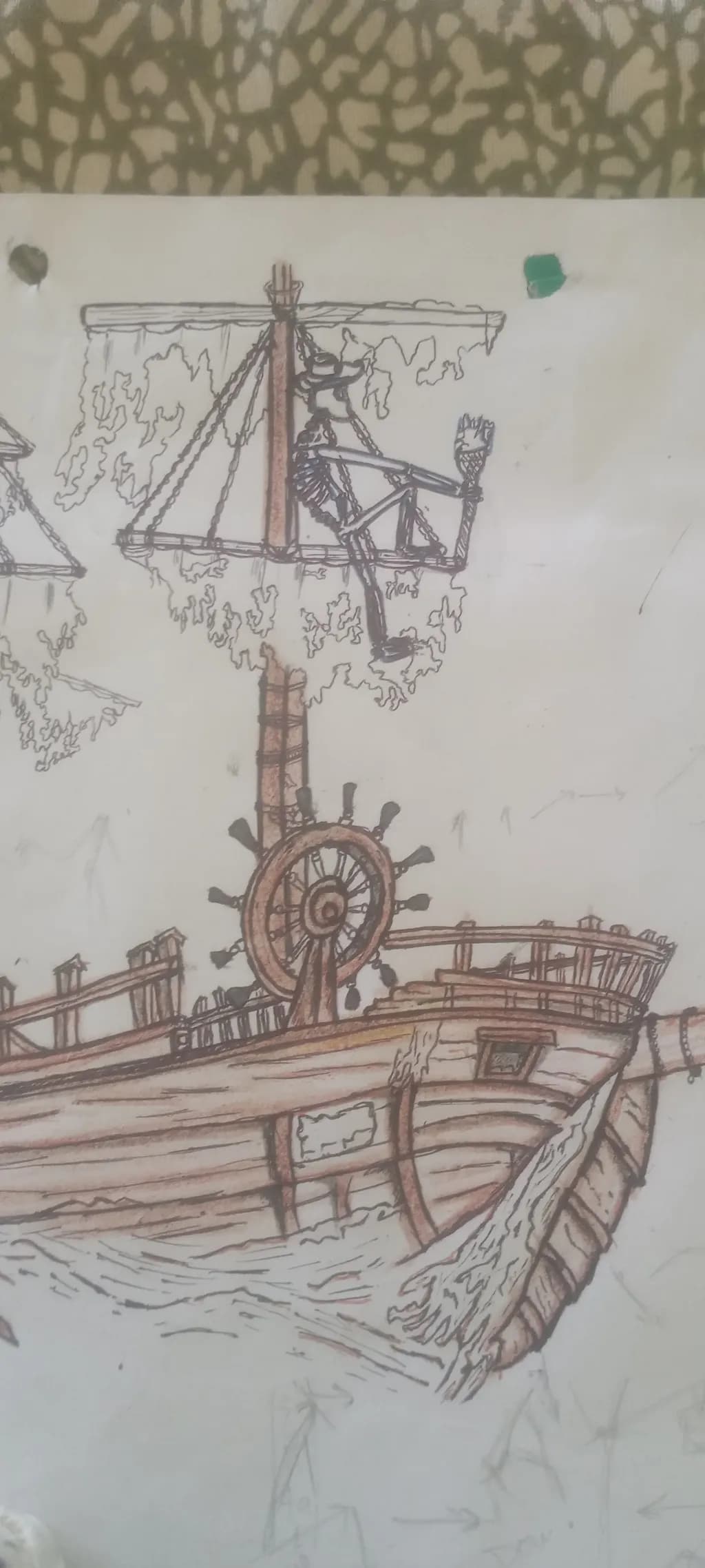 Ghost Ship Skeleton