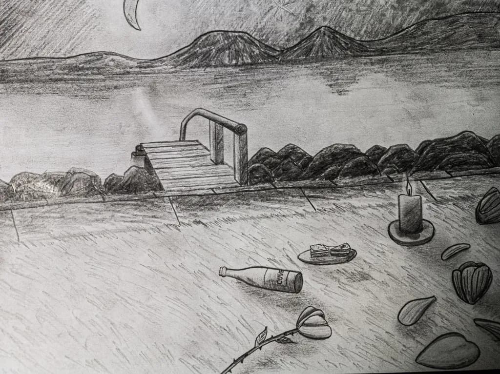 Moonlit Shoreline