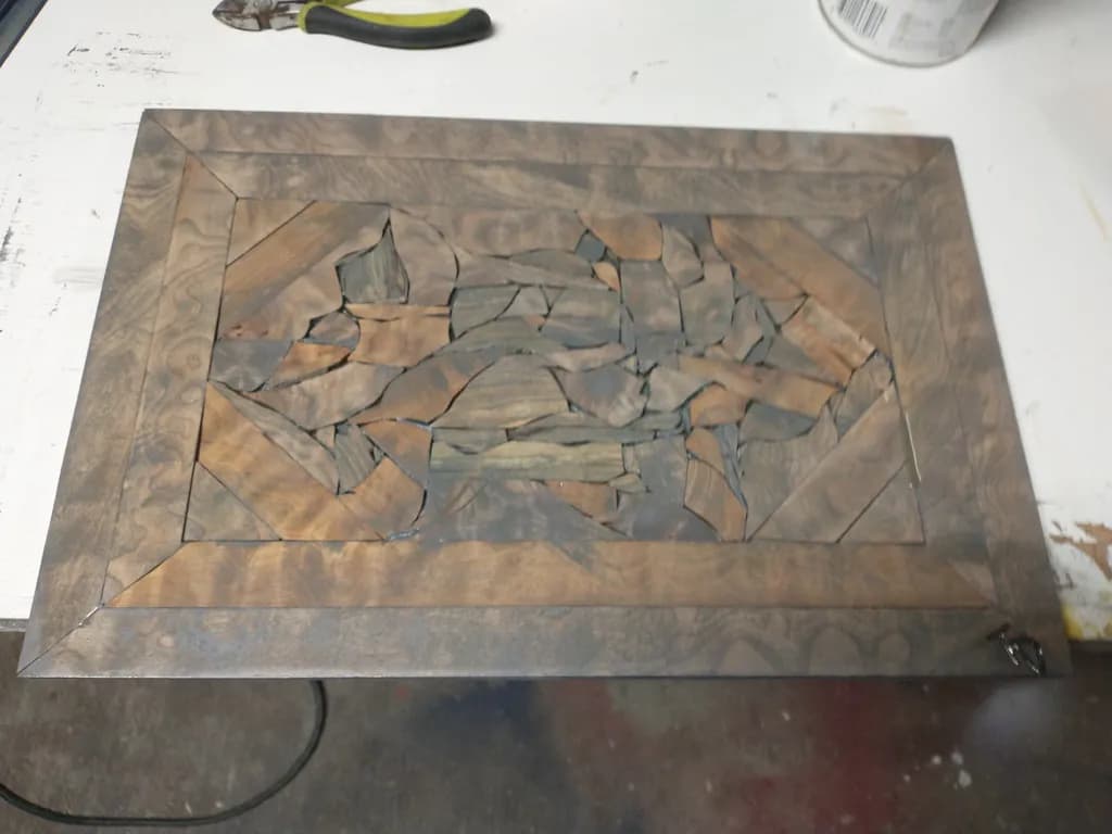 Fragmented Wood Mosaic