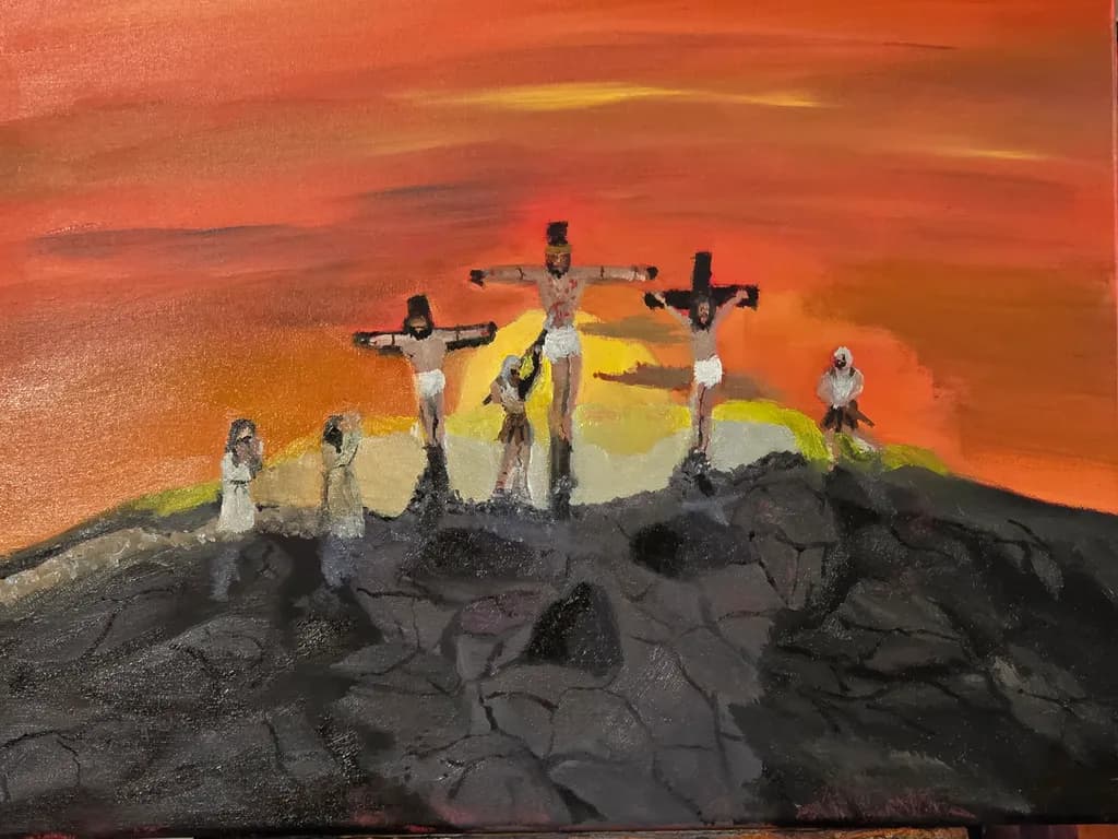 Calvary at Sunset
