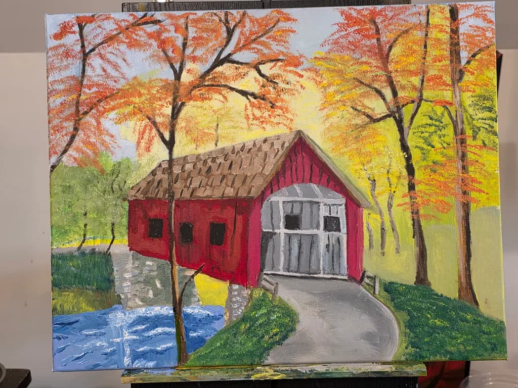 Autumn Covered Bridge
