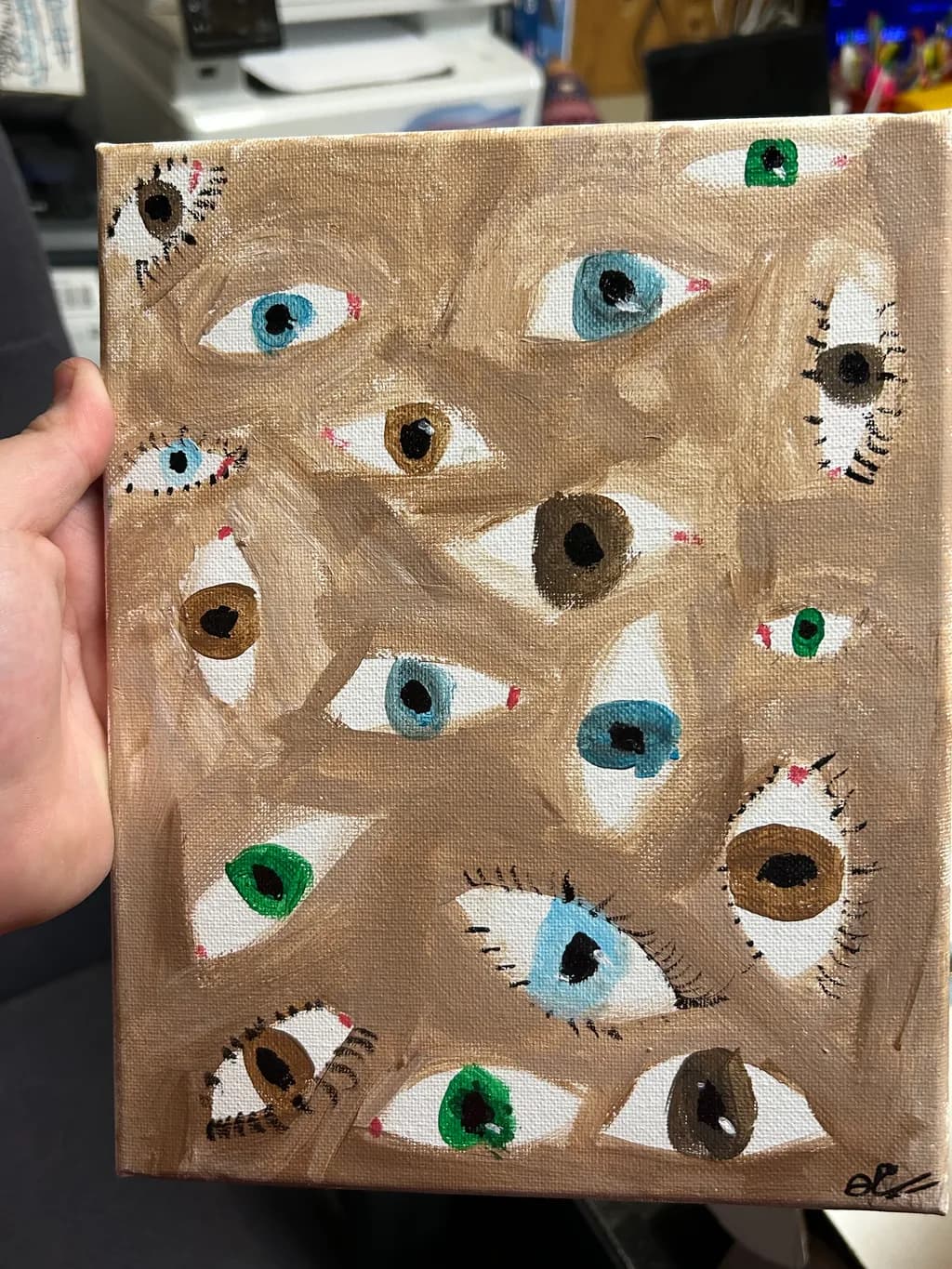 Eyes in Earth Tone