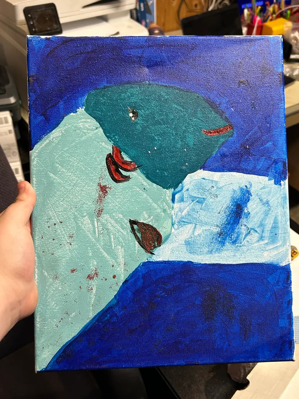 Shark in Blue