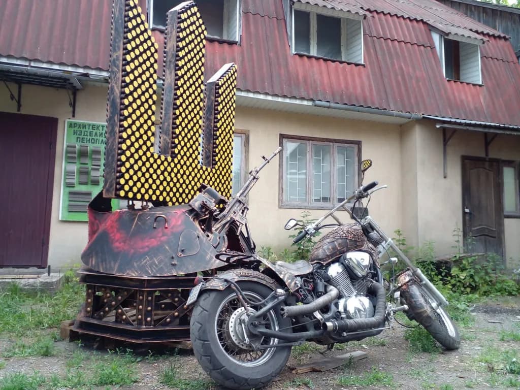 Industrial Trident Motorcycle