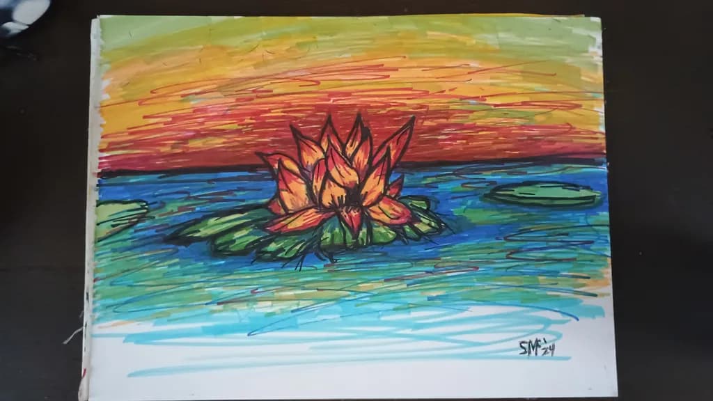 Sunset Lotus