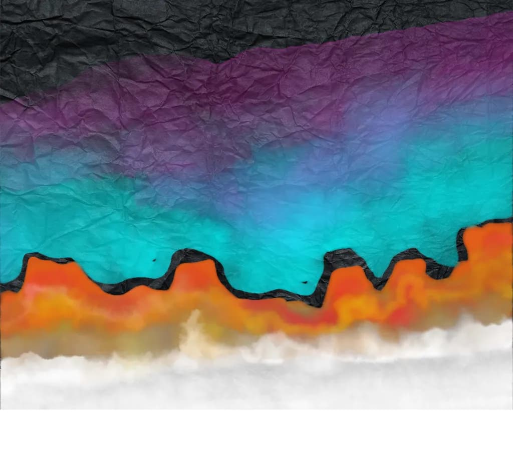 Crumpled Color Layers