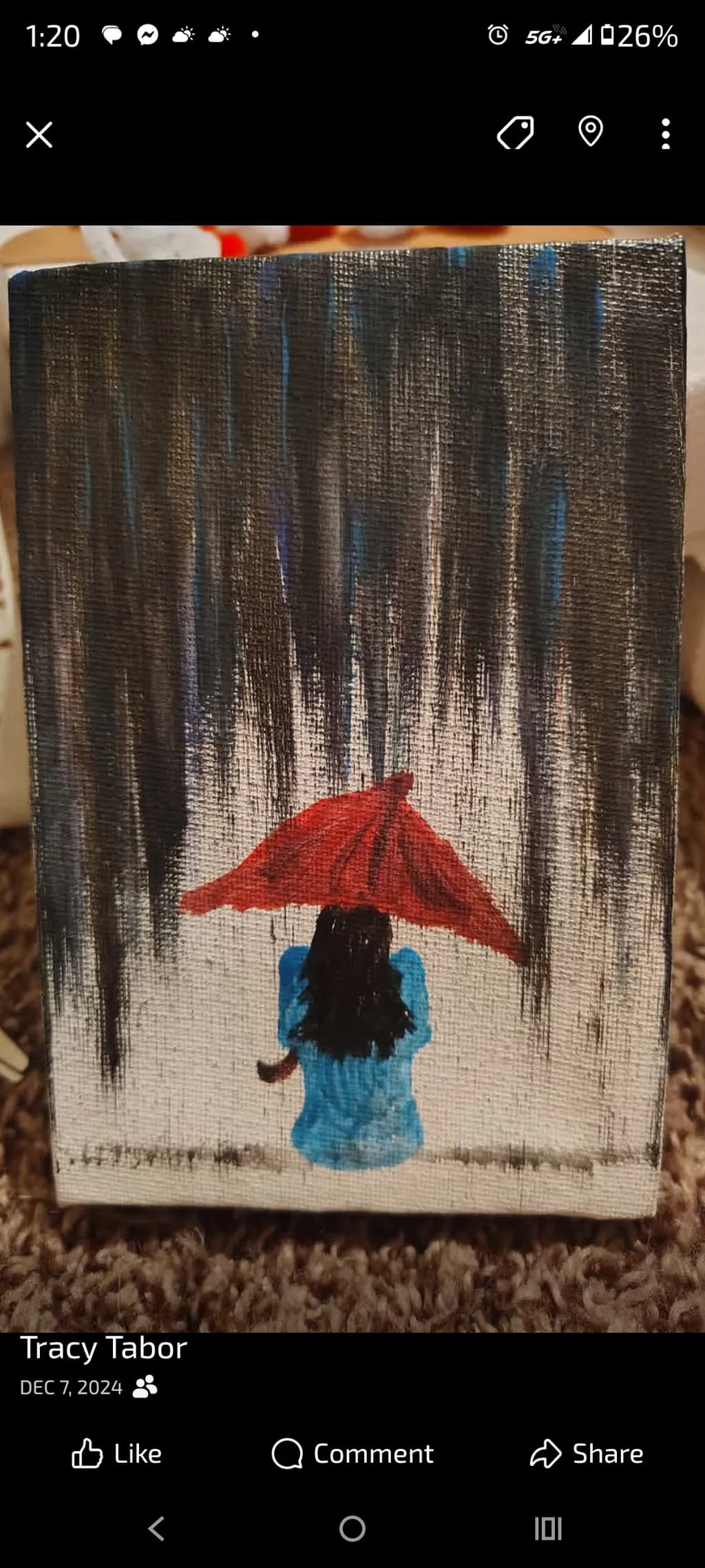 Under the Red Umbrella