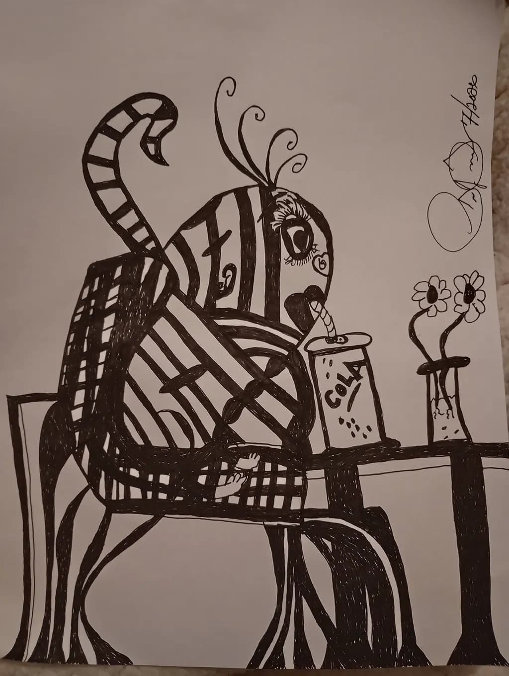 Bee Drinking Cola
