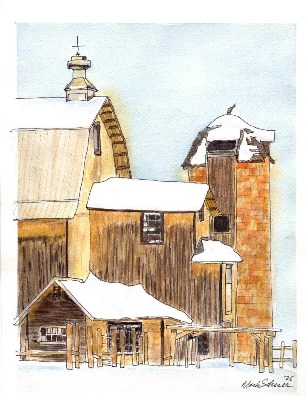 Winter Silo