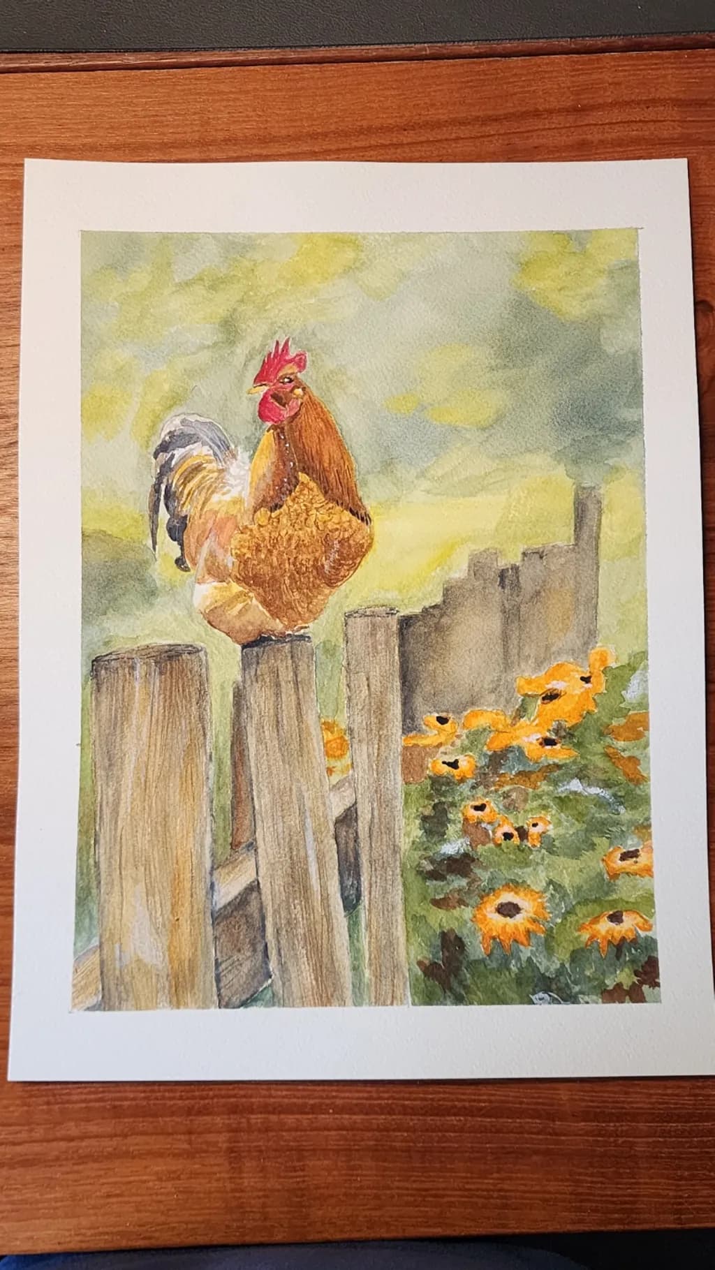 Rooster on Fence