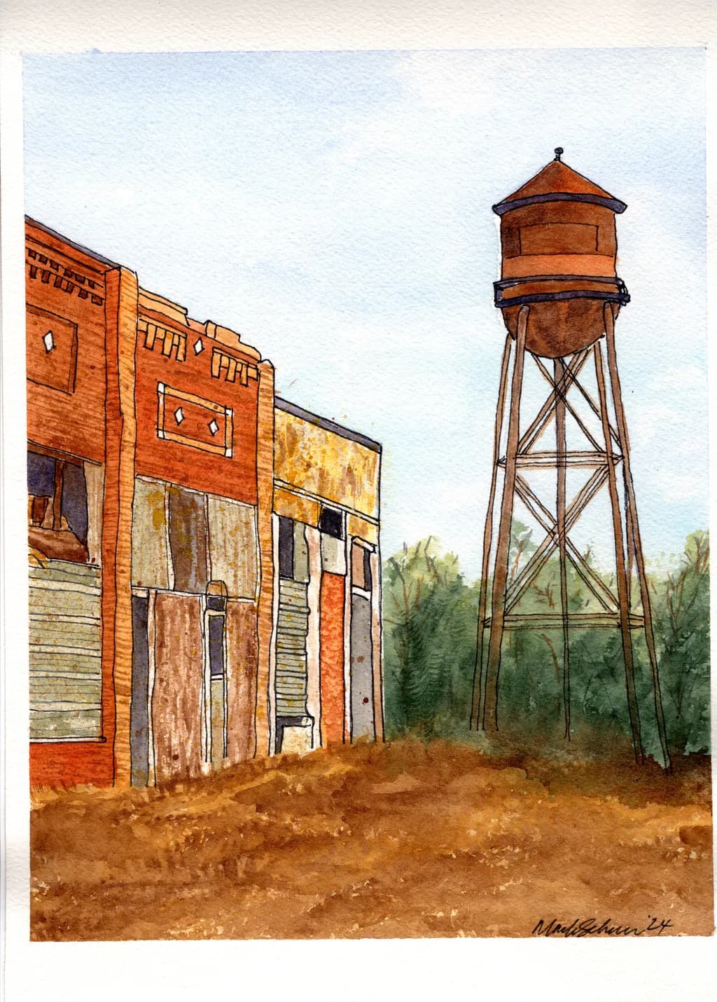 Rural Water Tower