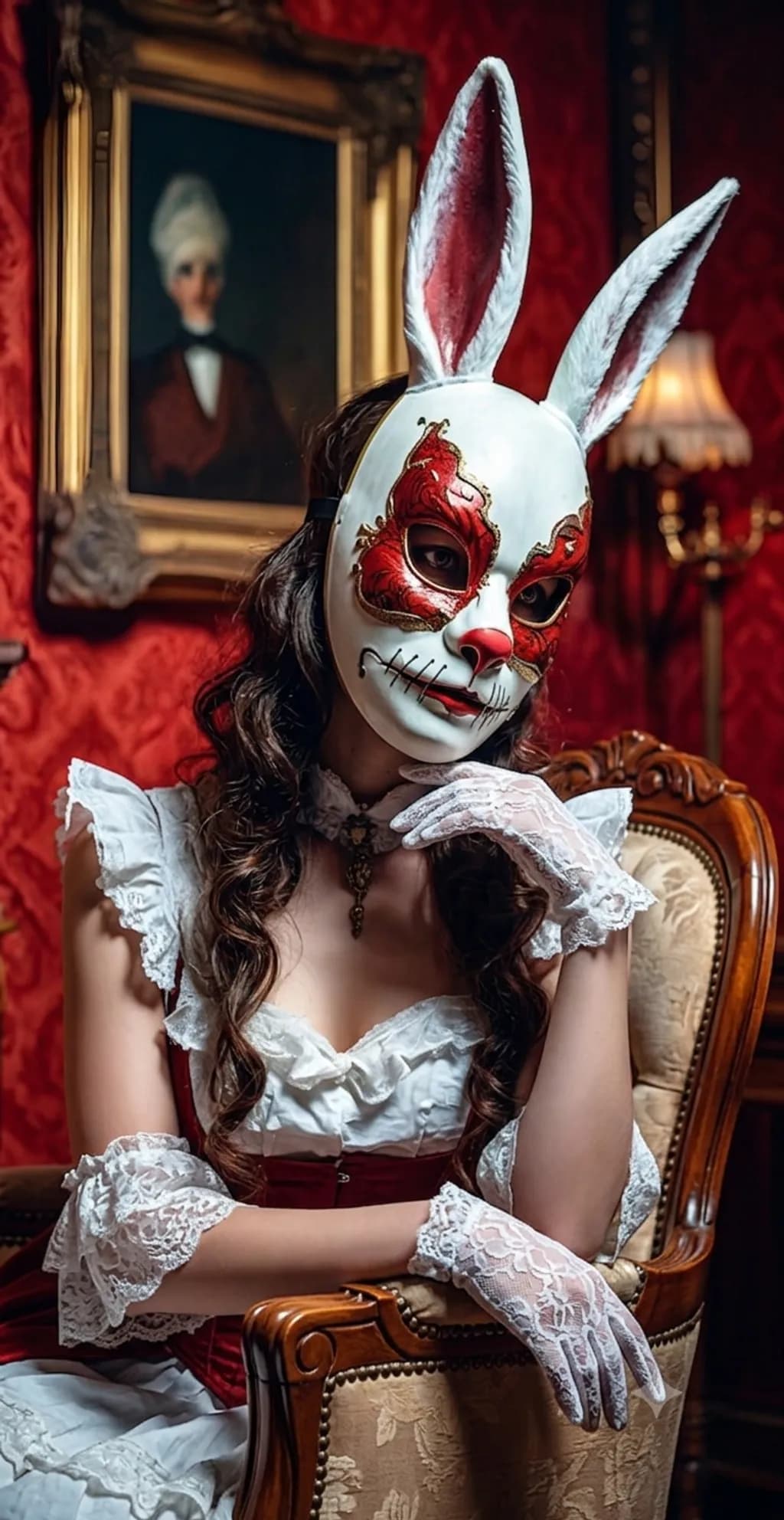 Crimson Hare Masquerade